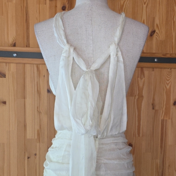 For Love & Lemons Ivory Halter Maxi Dress - Picture 6 of 15